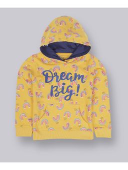 PLUM TREE - Rainbow Print Hoodie