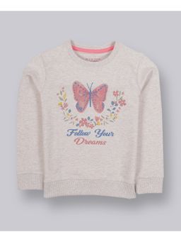 PLUM TREE - Butterfly Print Sweatshirt