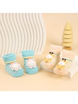 Kicks and Crawl - Multi-Color Solid Jungle Buddies (Pack of 2)