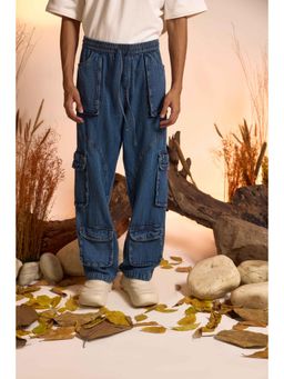 The Clothing Factory - Drifter Denim Cargo Blue Jeans