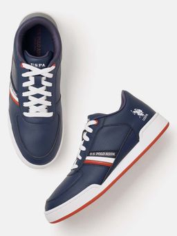 U.S. POLO ASSN. - Mens Augusto Navy Blue Sneakers