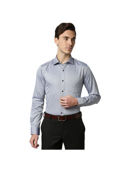 Park Avenue - Dark Blue Solid Formal Shirt