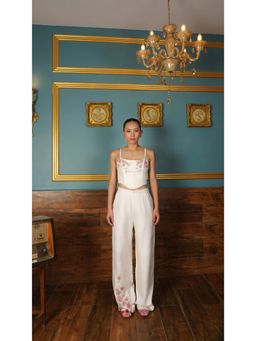 Shilpsutra - Ivory Pale Painted Co-Ord Set