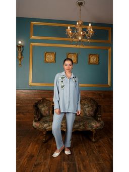 Shilpsutra - Cloud Waltz Blue Co-Ord Set