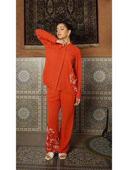 Shilpsutra - Orange Co-Ord Set