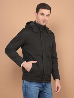CRIMSOUNE CLUB - Men's Black Hooded Jacket