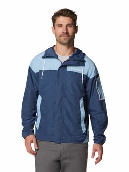 Columbia - Men's Navy Blue Omni-Shield Challenger Ii Wind and Water Resistant