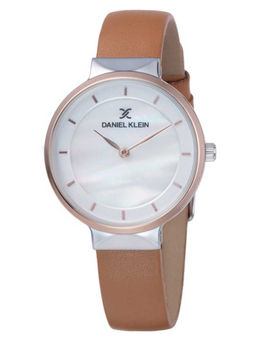 Daniel Klein - Analog White Dial Women Watch- DK12026-5