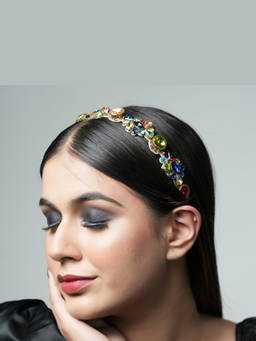 Label Pooja Rohra - Itzel Multicolour Headband