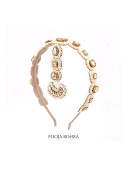 Label Pooja Rohra - Gold Leher Headband