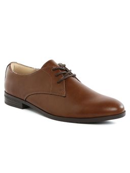 London Rag - Men Brown Minimalist Oxfords