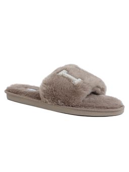 London Rag - Women Brown Fur Sliders