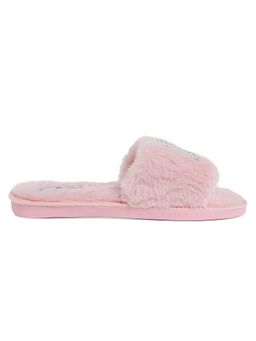 London Rag - Women Pink Fur Sliders