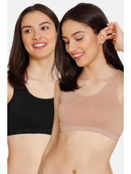 Zivame - Double Layered Non Wired Full Coverage Beginner Bra (Pack of 2)