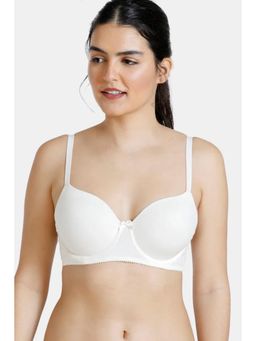 Zivame - Padded Wired T-shirt Bra - Whisper White