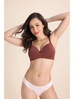 Zivame - Padded Non Wired T-shirt Bra - Brown
