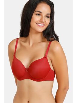 Zivame - Padded Wired T-shirt Bra - Sundried Tomato