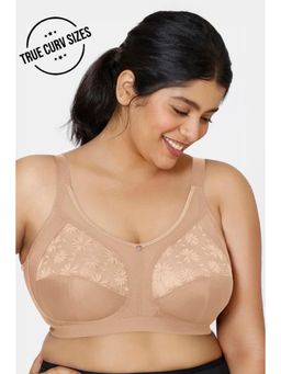 Zivame - True Curve Basics Double Layered Non Wired Bra - Beige