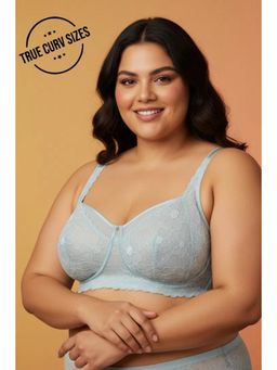 Zivame - La Flamme True Curve Double Layered Non Wired Bra - Blue