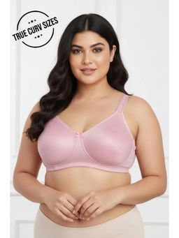 Zivame - True Curve Basic Single Layered Non Wired T-shirt Bra - Pink