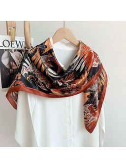 CrossKulture - Women Multi-Color Printed Poly Silken Feel Scarf