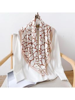 CrossKulture - Women Multi-Color Printed Poly Silken Feel Scarf
