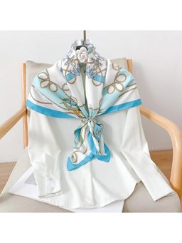 CrossKulture - Women Multi-Color Printed Poly Silken Feel Scarf