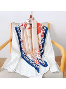 CrossKulture - Women Multi-Color Printed Poly Silken Feel Scarf