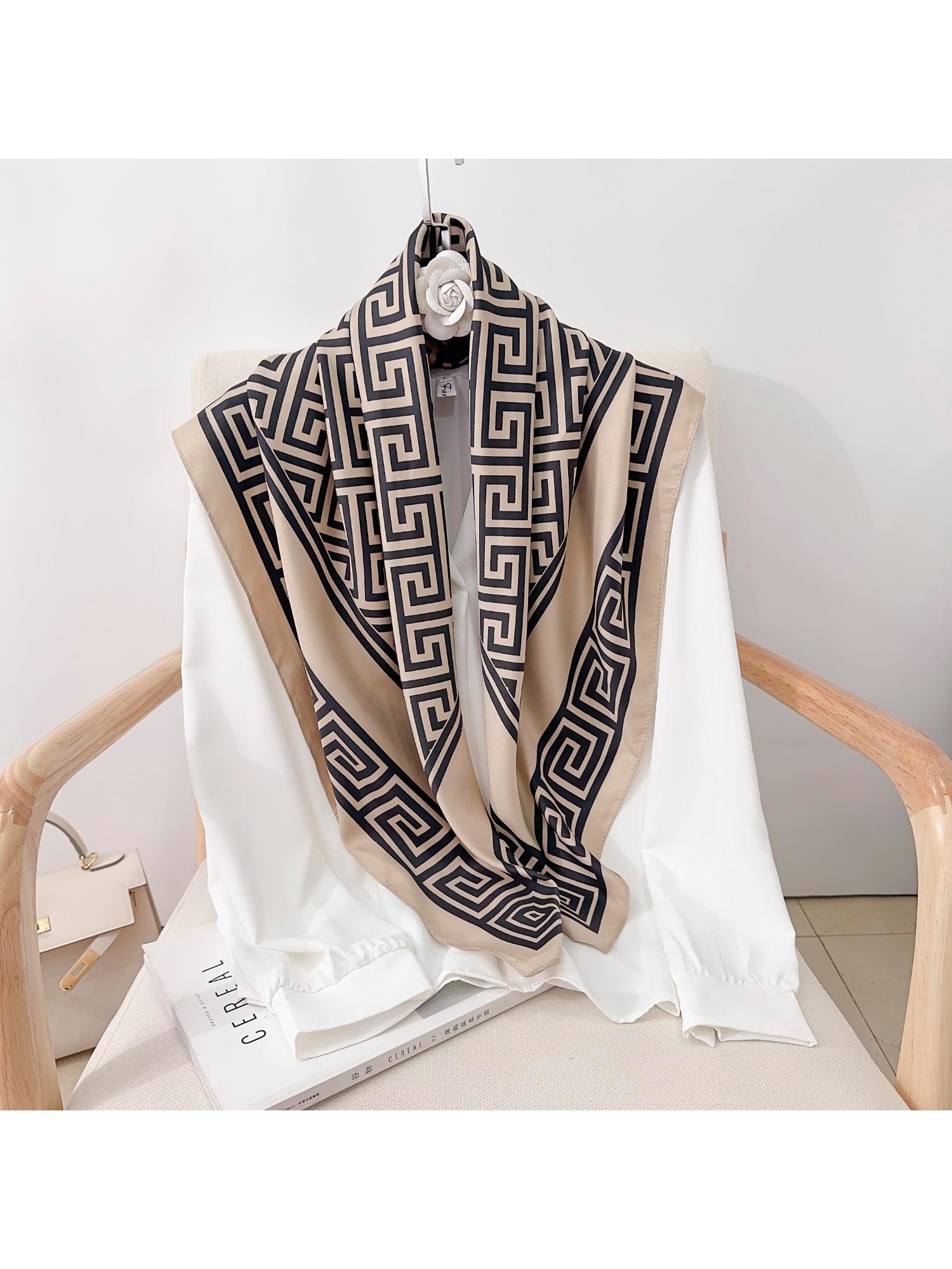 crosskulture Women Multi-Color Printed Poly Silken Feel Scarf-picture-13