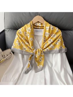 CrossKulture - Women Multi-Color Printed Poly Silken Feel Scarf