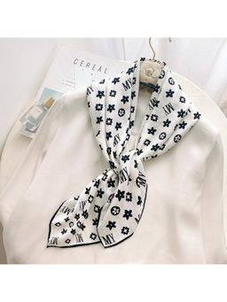 CrossKulture - Women Multi-Color Printed Poly Silken Feel Scarf