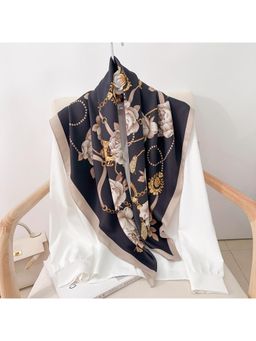 CrossKulture - Women Multi-Color Printed Poly Silken Feel Scarf