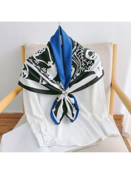 CrossKulture - Women Multi-Color Printed Poly Silken Feel Scarf