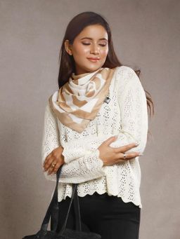 CrossKulture - Women Multi-Color Printed Poly Silken Feel Scarf