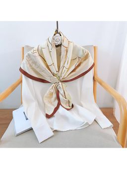 CrossKulture - Women Multi-Color Printed Poly Silken Feel Scarf