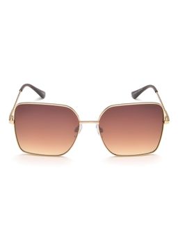 IMAGE - Women Full UV Protected Gradient Brown Lens Square Sunglasses (58)