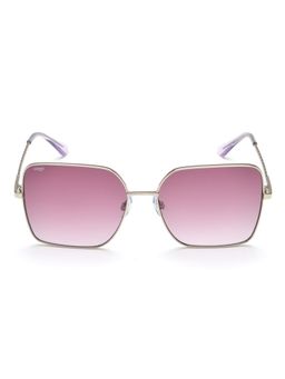 IMAGE - Women Full UV Protected Gradient Pink Lens Square Sunglasses (58)