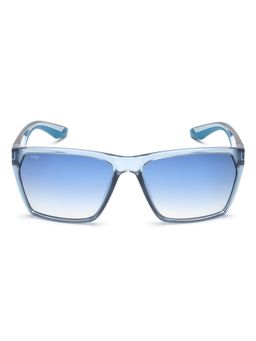 IMAGE - Men Full UV Protected Gradient Blue Lens Square Sunglasses (60)