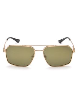 IMAGE - Men Full UV Protected Gradient Green Lens Square Sunglasses (58)