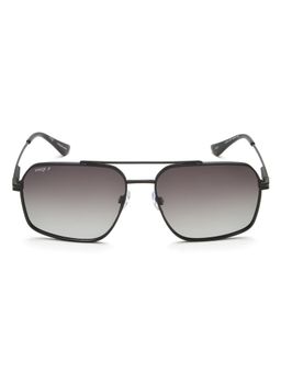 IMAGE - Men Full UV Protected Gradient Grey Lens Square Sunglasses (58)