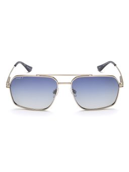 IMAGE - Men Full UV Protected Gradient Blue Lens Square Sunglasses (58)