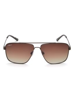 IMAGE - Men Full UV Protected Gradient Brown Lens Square Sunglasses (59)