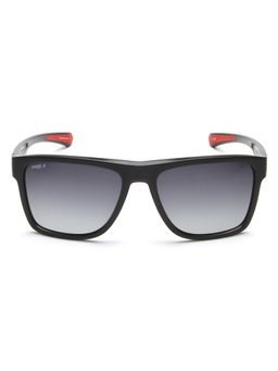 IMAGE - Men Full UV Protected Gradient Grey Lens Square Sunglasses (57)