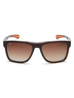 IMAGE - Men Full UV Protected Gradient Brown Lens Square Sunglasses (57)