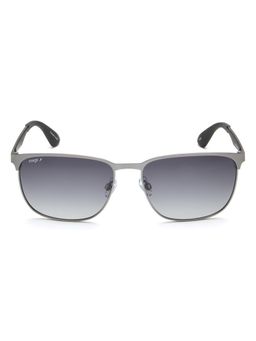 IMAGE - Men Full UV Protected Gradient Grey Lens Square Sunglasses (59)