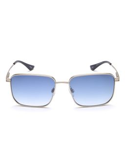 IMAGE - Men Full UV Protected Gradient Blue Lens Square Sunglasses (57)