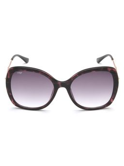 IMAGE - Women Full UV Protected Gradient Purple Lens Butterfly Sunglasses (56)