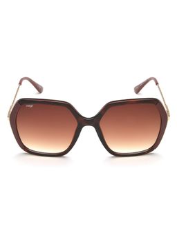 IMAGE - Women Full UV Protected Gradient Brown Lens Square Sunglasses (55)