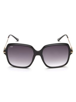 IMAGE - Women Full UV Protected Gradient Grey Lens Square Sunglasses (55)