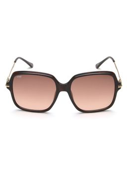 IMAGE - Women Full UV Protected Gradient Brown Lens Square Sunglasses (55)